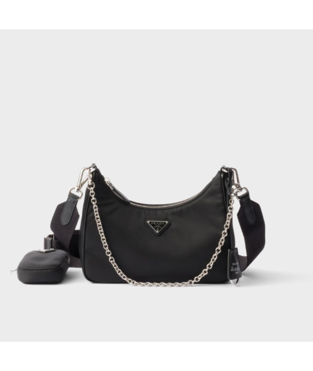 PRADA Черная сумка через плечо, фото 6
