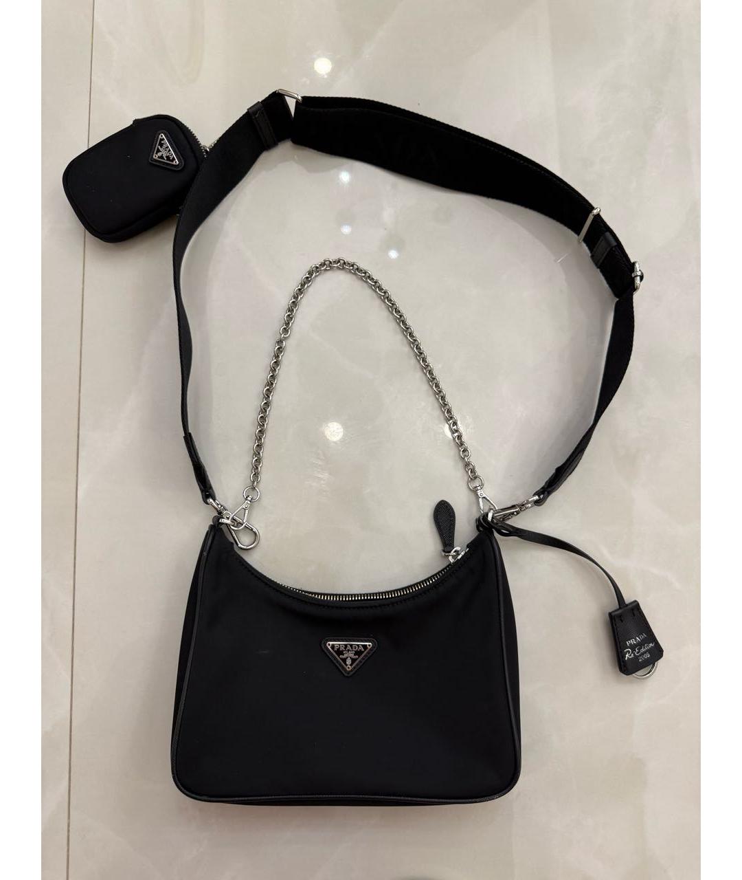 PRADA Черная сумка через плечо, фото 2