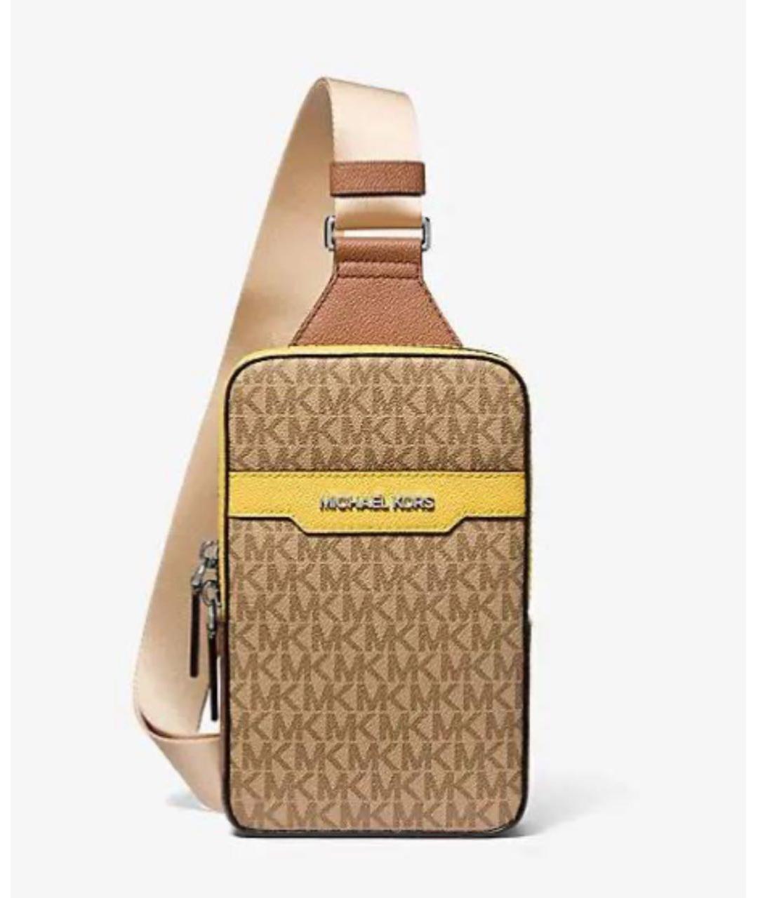 MICHAEL KORS Коричневая сумка на плечо, фото 9