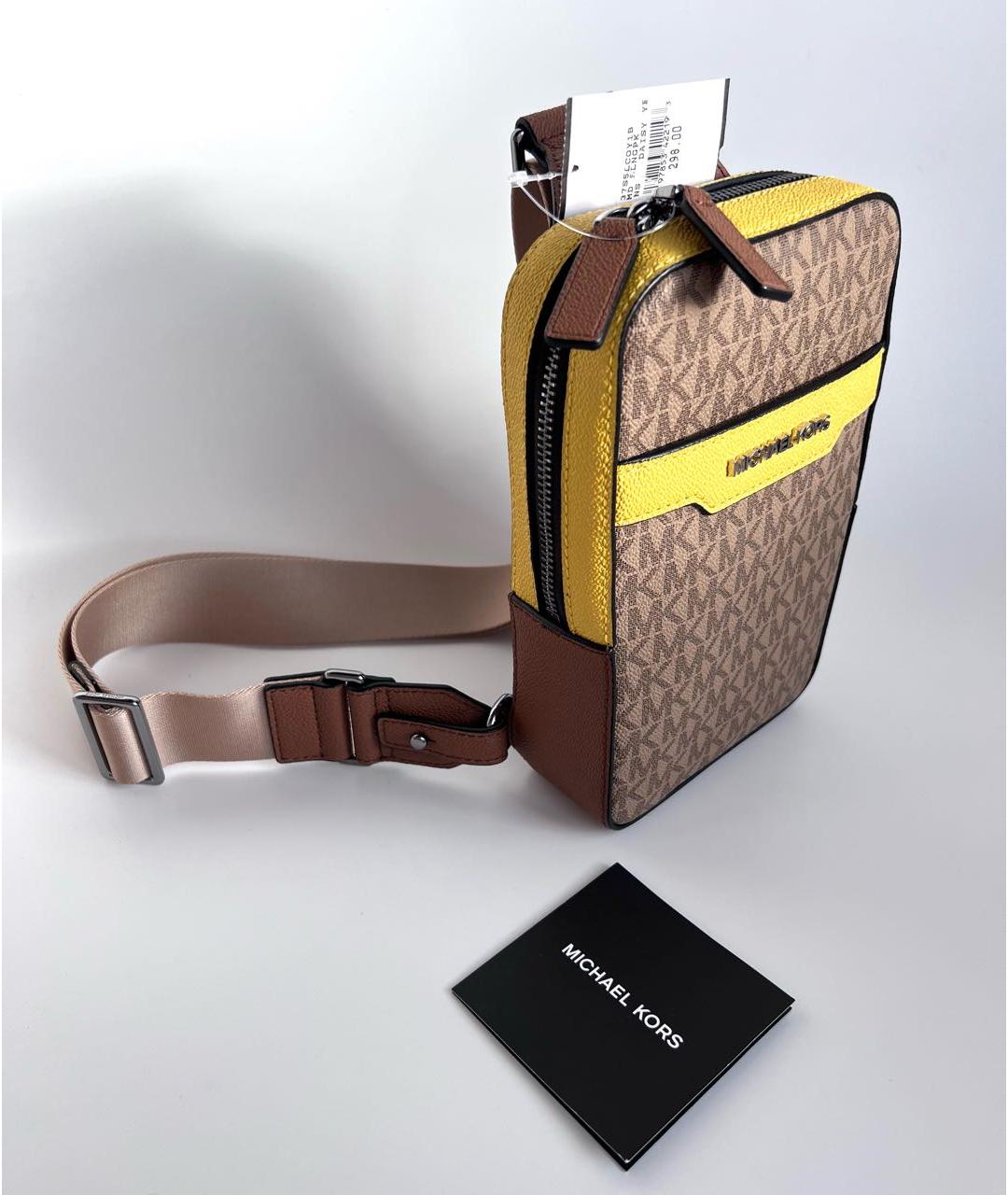 MICHAEL KORS Коричневая сумка на плечо, фото 6