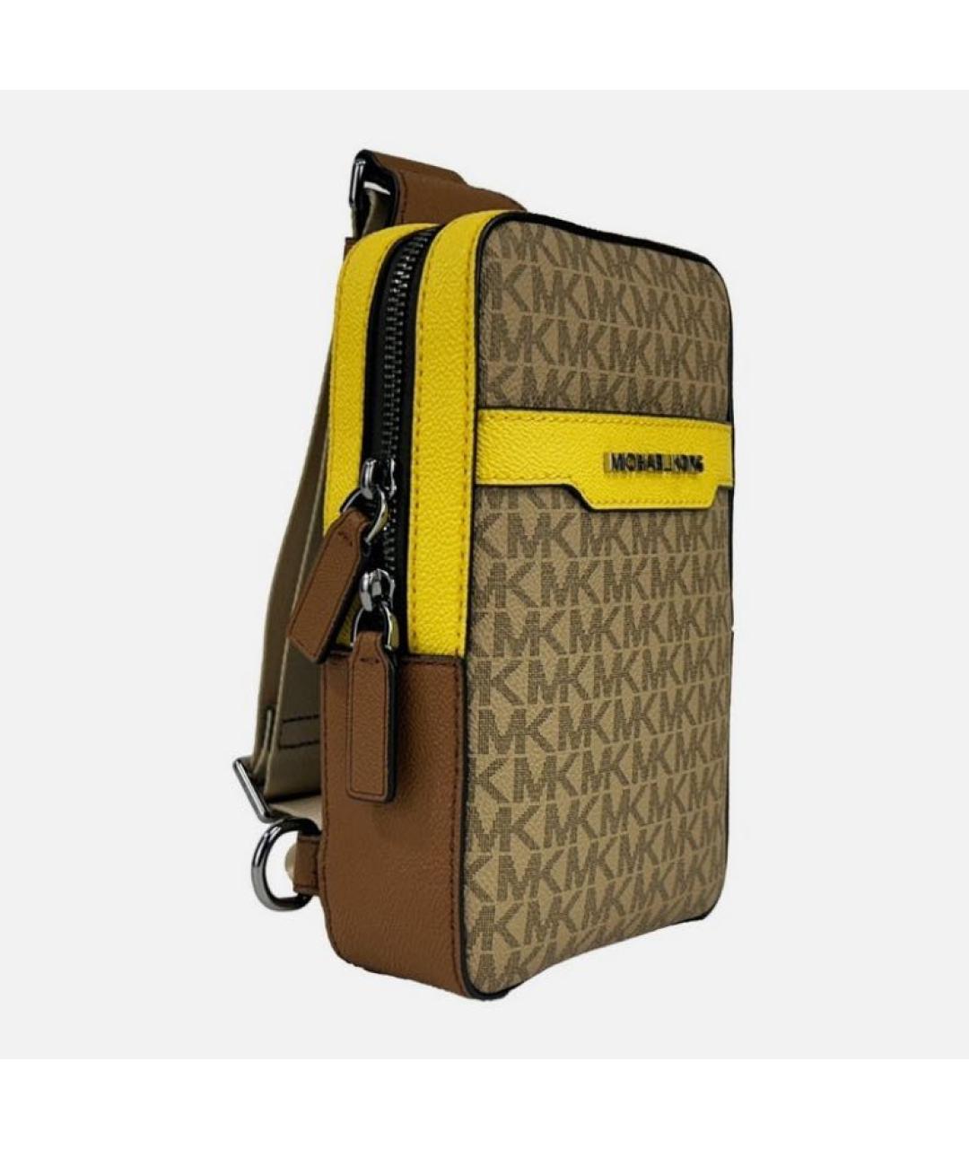 MICHAEL KORS Коричневая сумка на плечо, фото 2