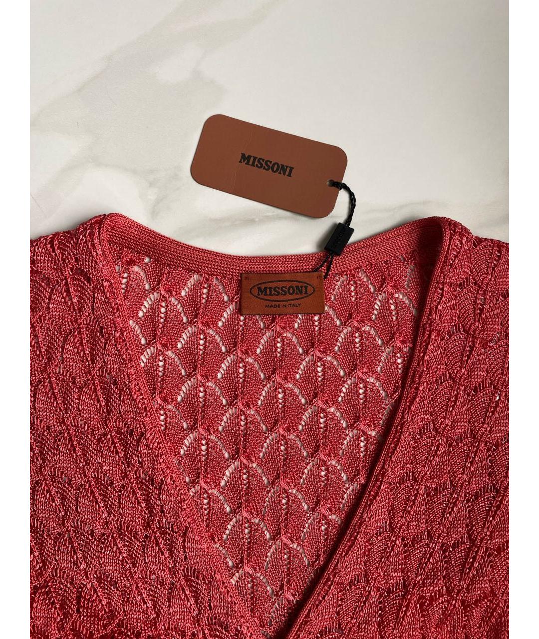 MISSONI Красное вискозное повседневное платье, фото 3