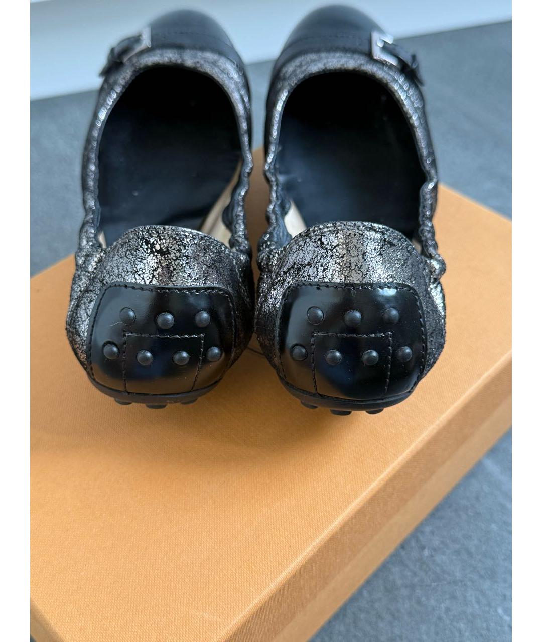 TOD'S Мульти кожаные балетки, фото 4
