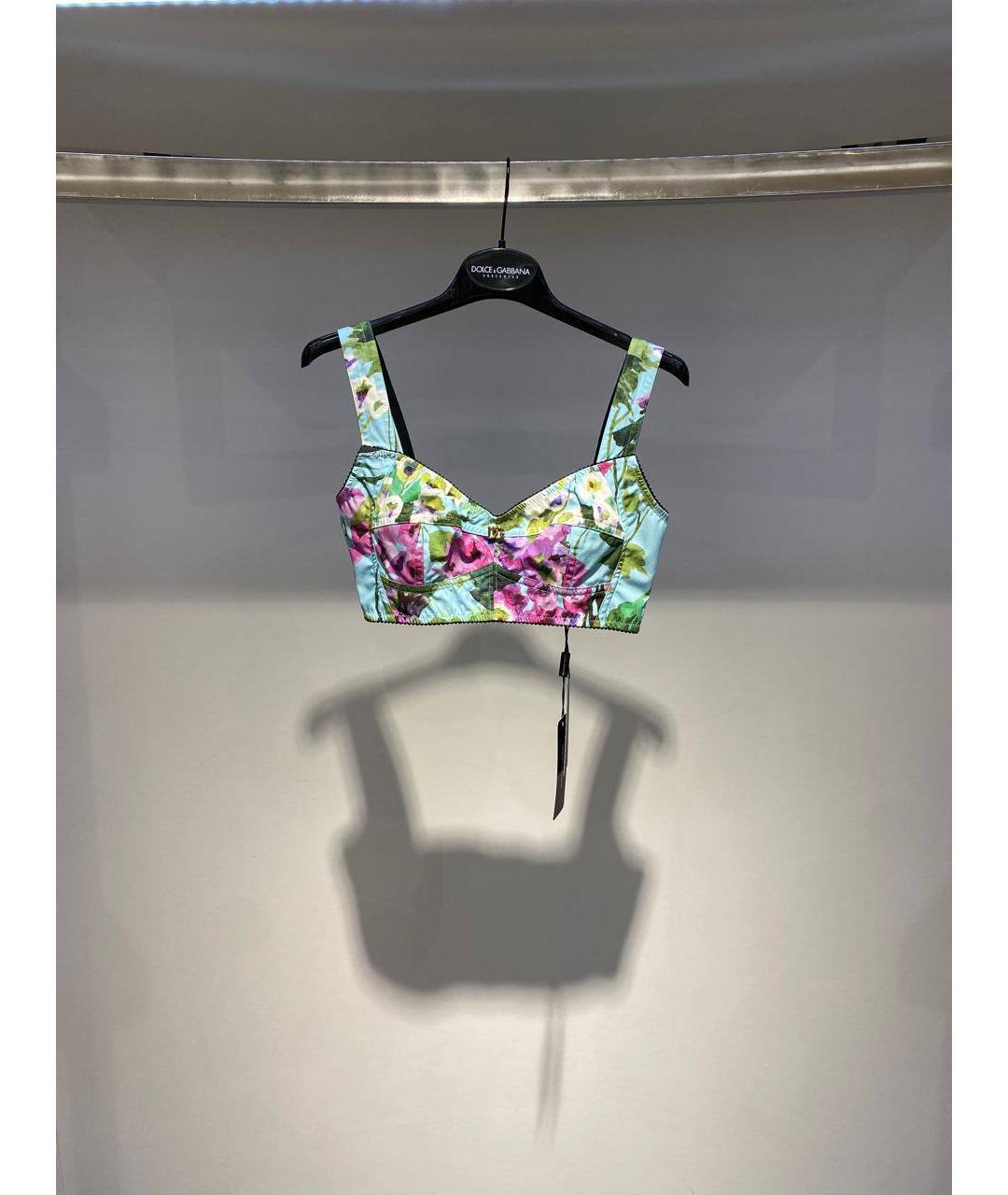 DOLCE&GABBANA Мульти майка, фото 3