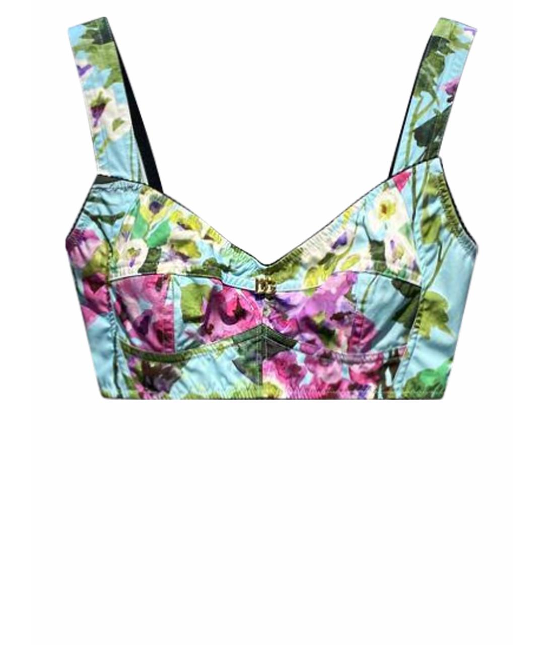 DOLCE&GABBANA Мульти майка, фото 1