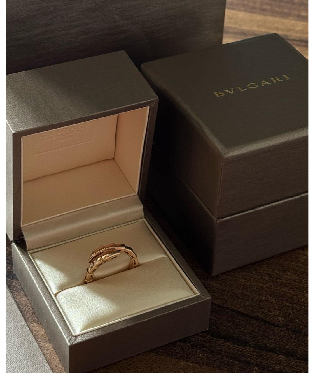 BVLGARI Золотое кольцо из розового золота, фото 2