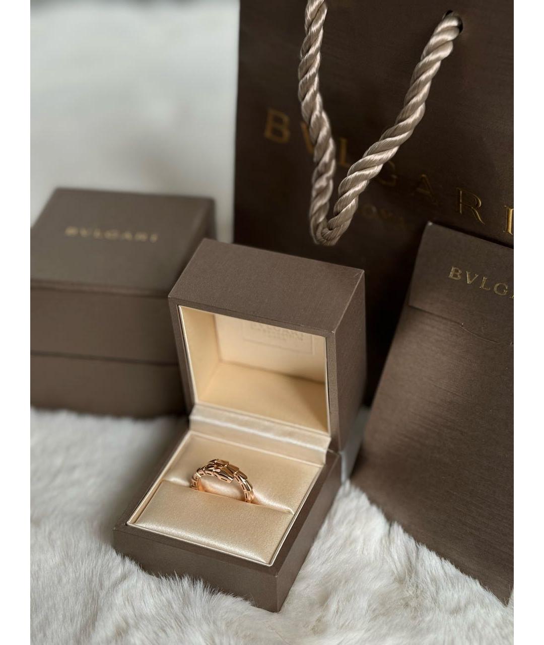 BVLGARI Золотое кольцо из розового золота, фото 7