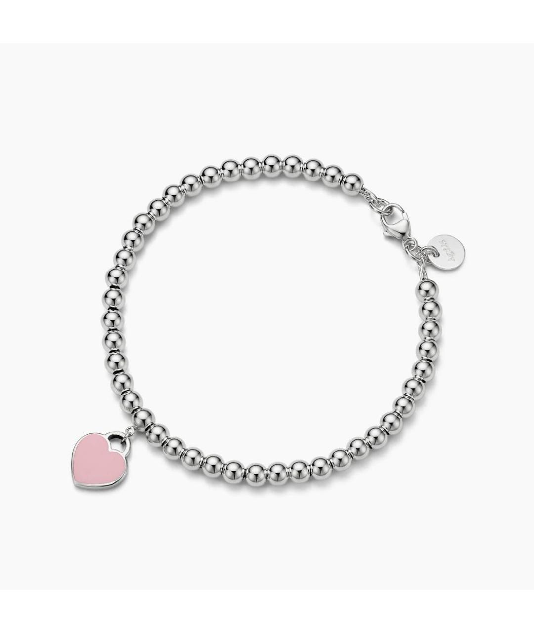 TIFFANY&CO Розовый серебряный браслет, фото 3