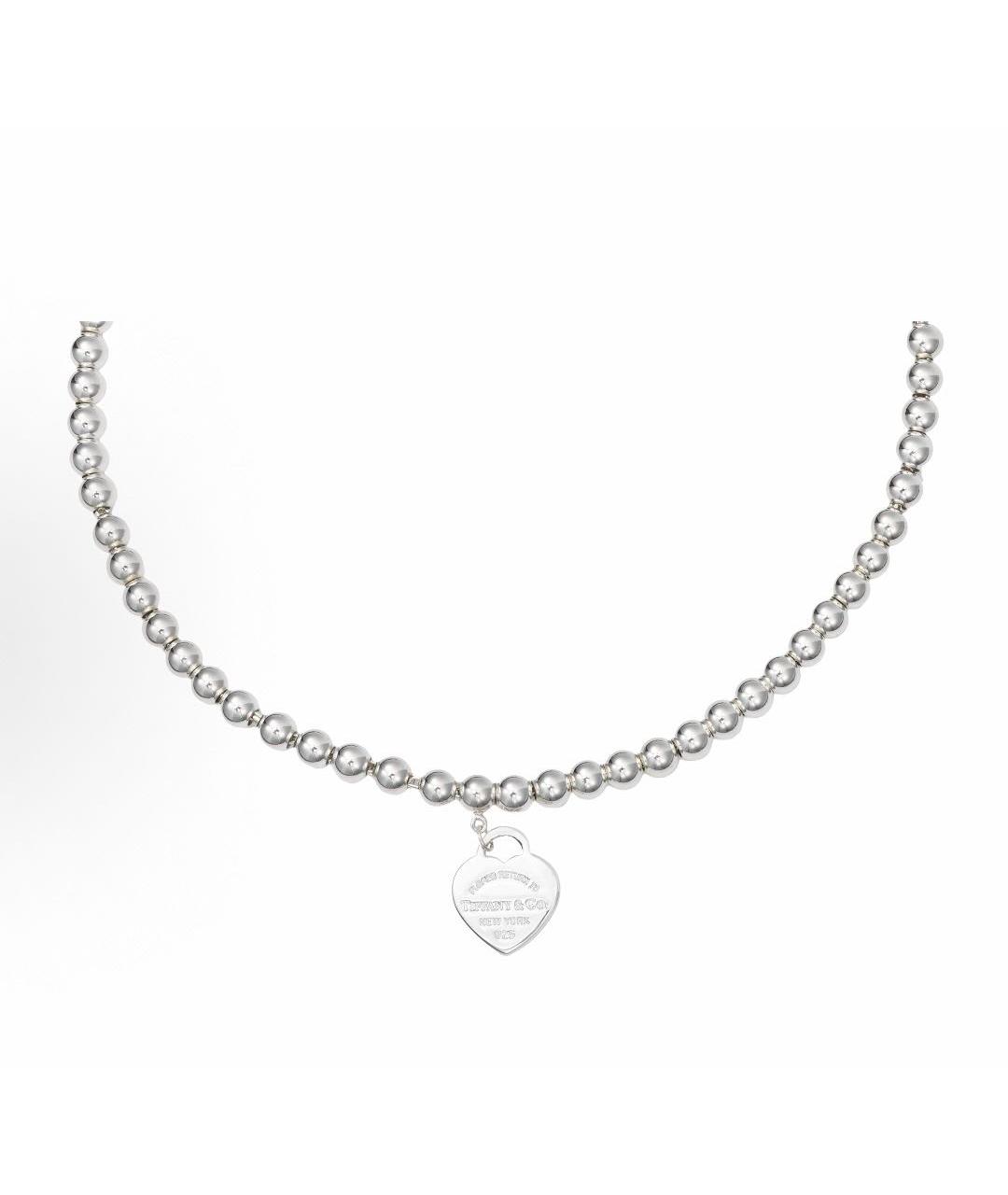 TIFFANY&CO Розовый серебряный браслет, фото 4