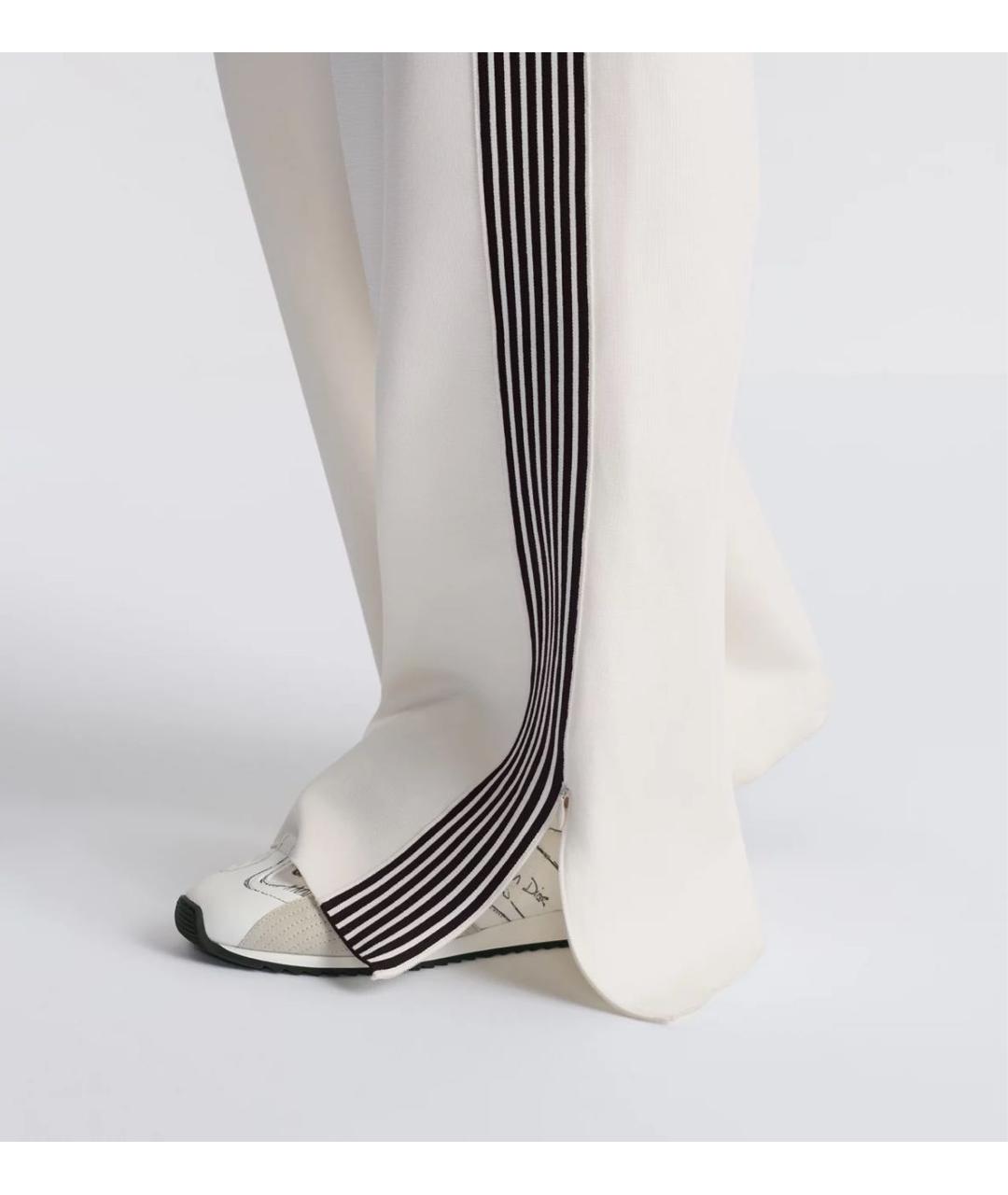 CHRISTIAN DIOR Белые брюки широкие, фото 6