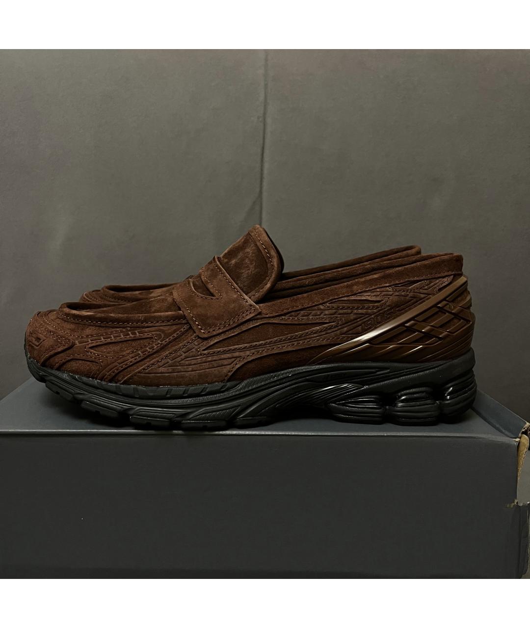 NEW BALANCE Коричневые замшевые низкие кроссовки / кеды, фото 2