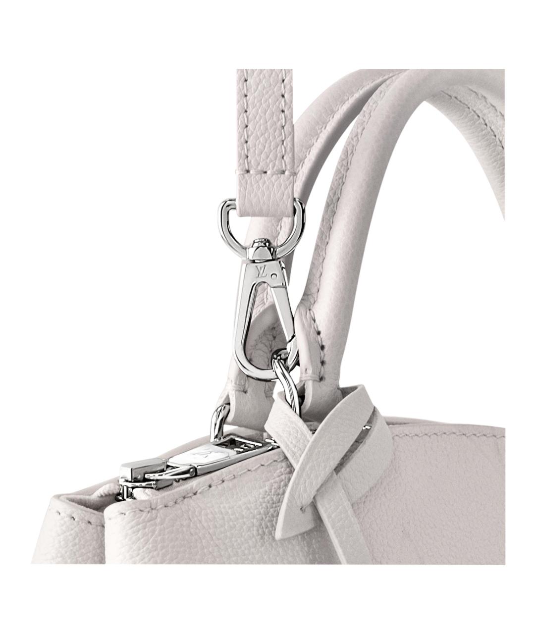 LOUIS VUITTON Белая сумка с короткими ручками, фото 5