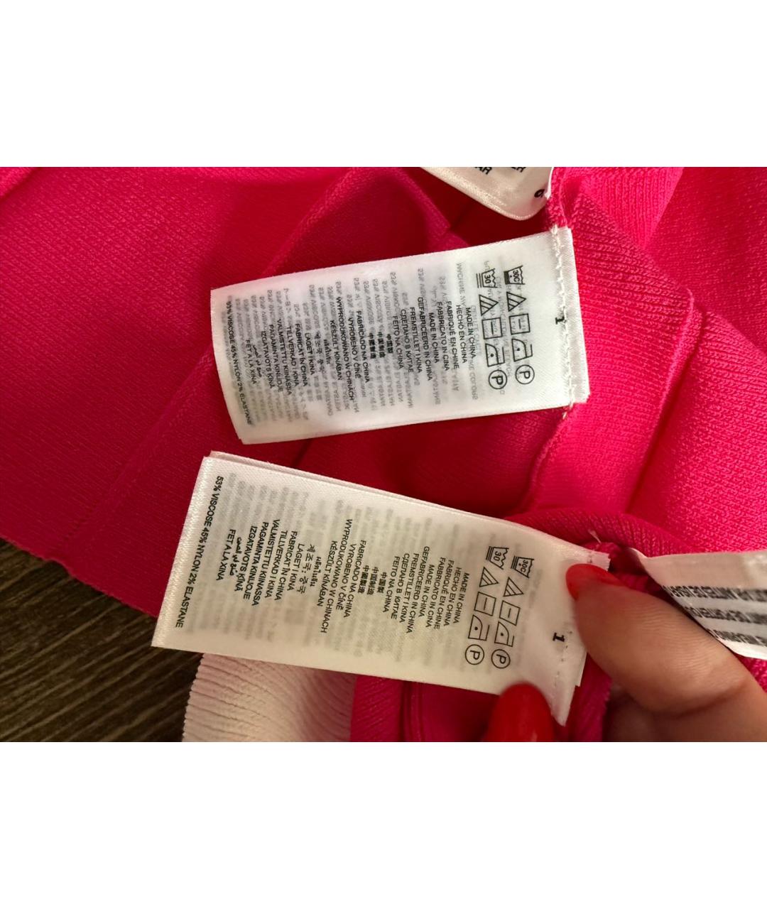 MICHAEL KORS Фуксия вискозный костюм с юбками, фото 5