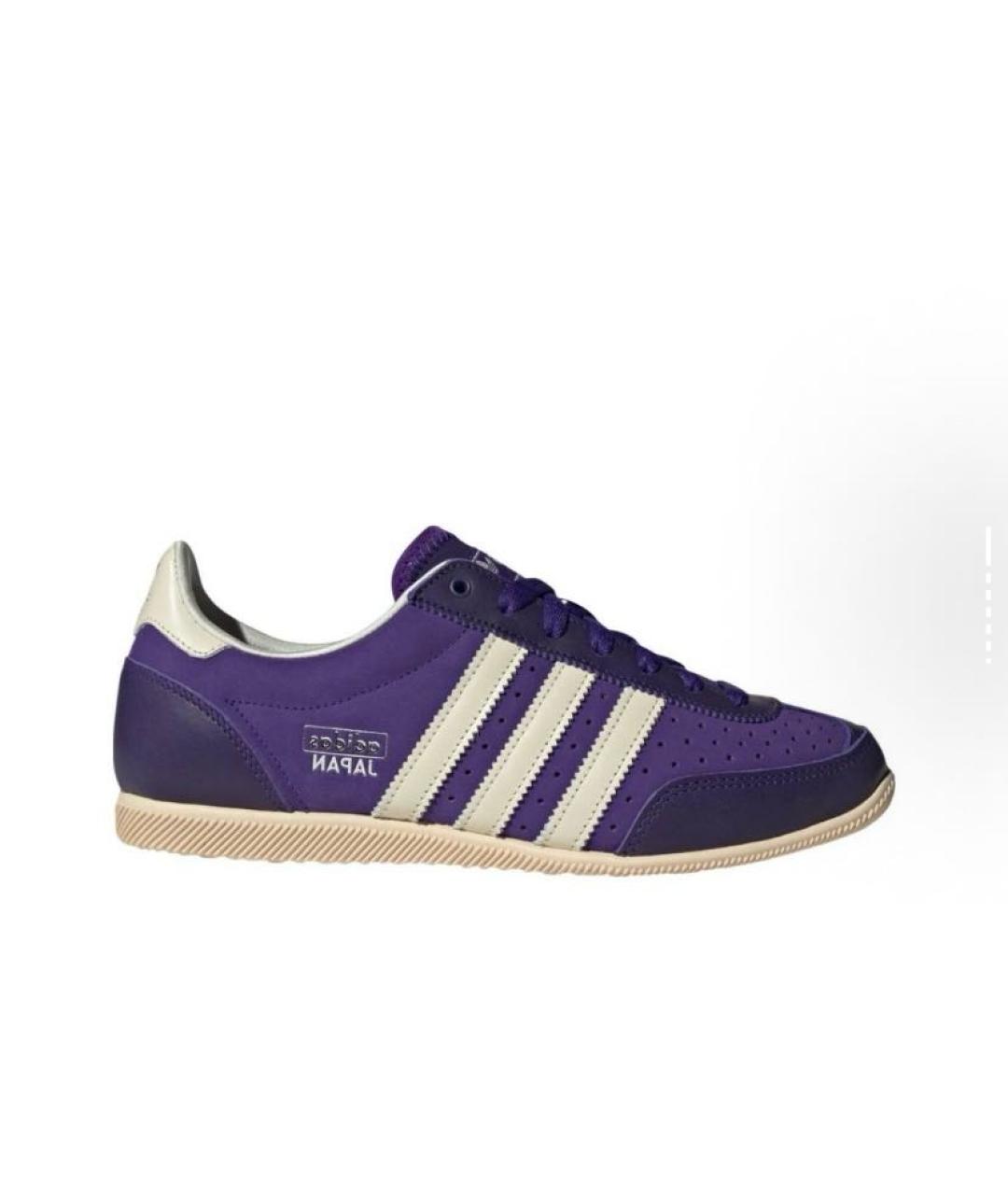 ADIDAS Фиолетовые замшевые низкие кроссовки / кеды, фото 2