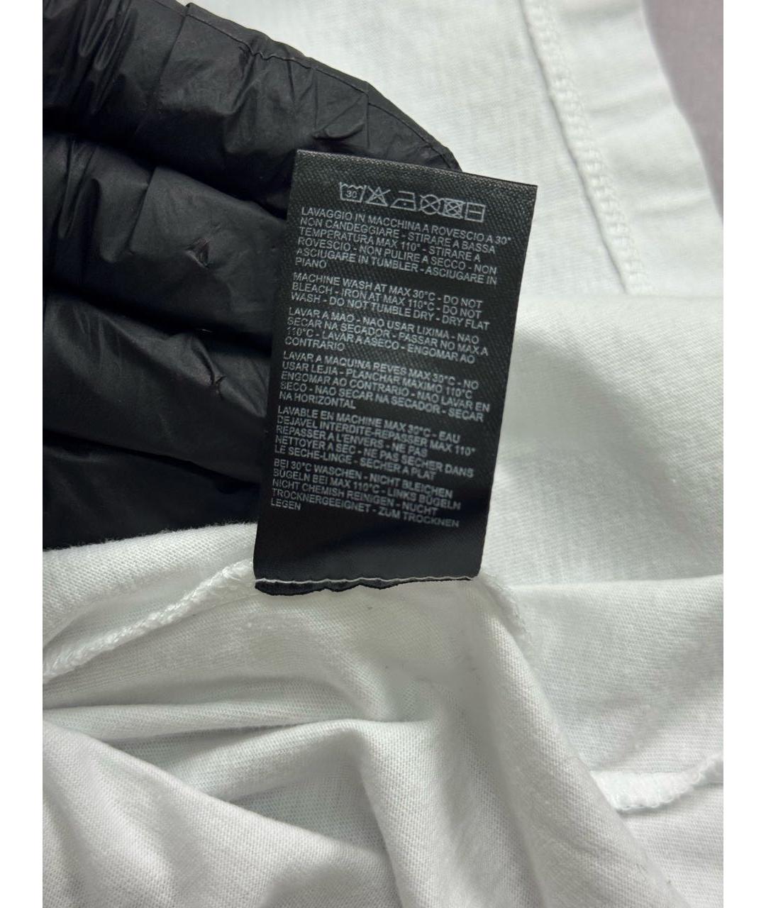 RAF SIMONS Белая хлопковая футболка, фото 9