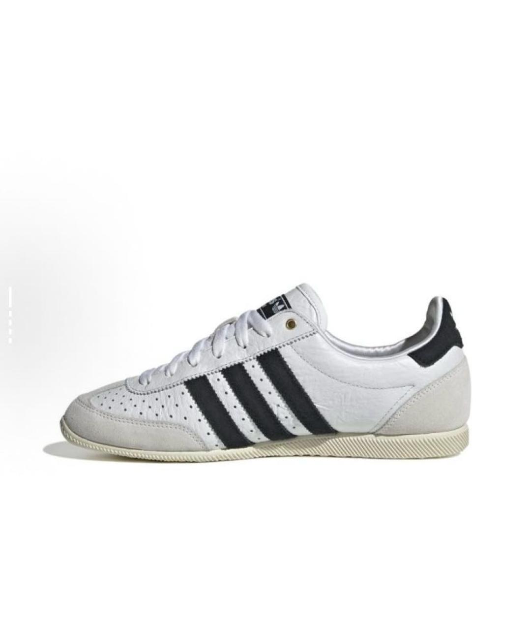 ADIDAS Белые кожаные низкие кроссовки / кеды, фото 4
