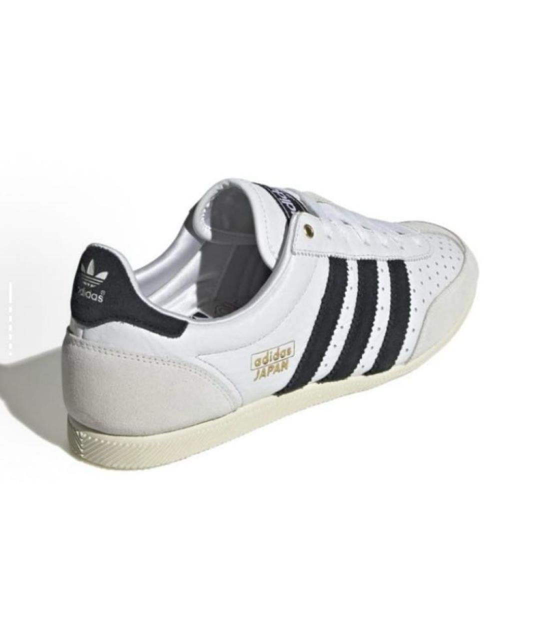 ADIDAS Белые кожаные низкие кроссовки / кеды, фото 2