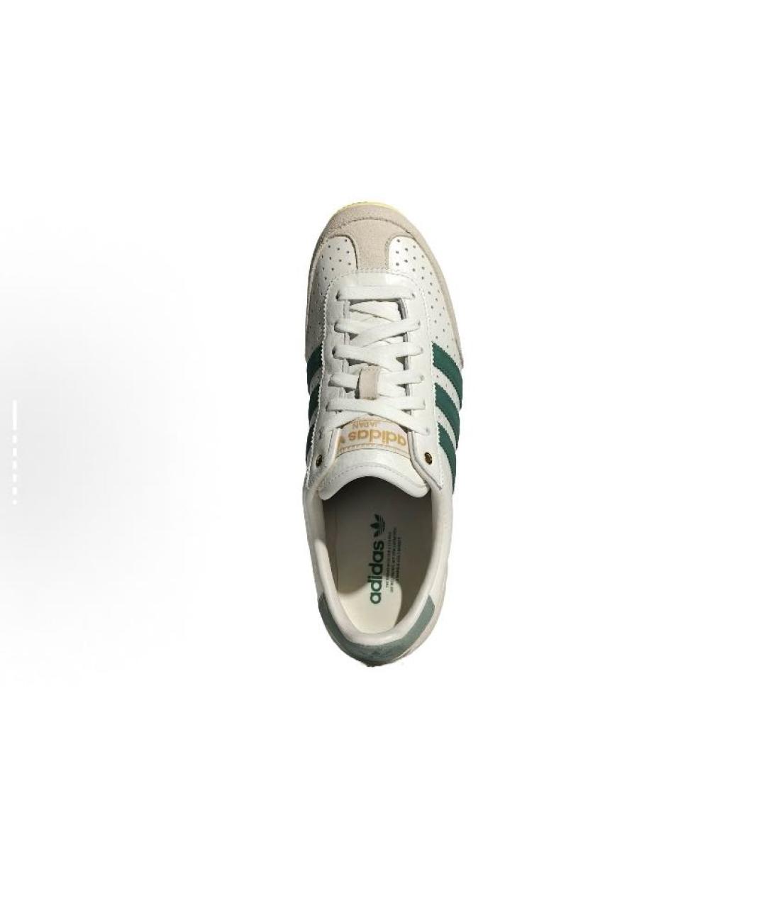 ADIDAS Бежевые кожаные низкие кроссовки / кеды, фото 6