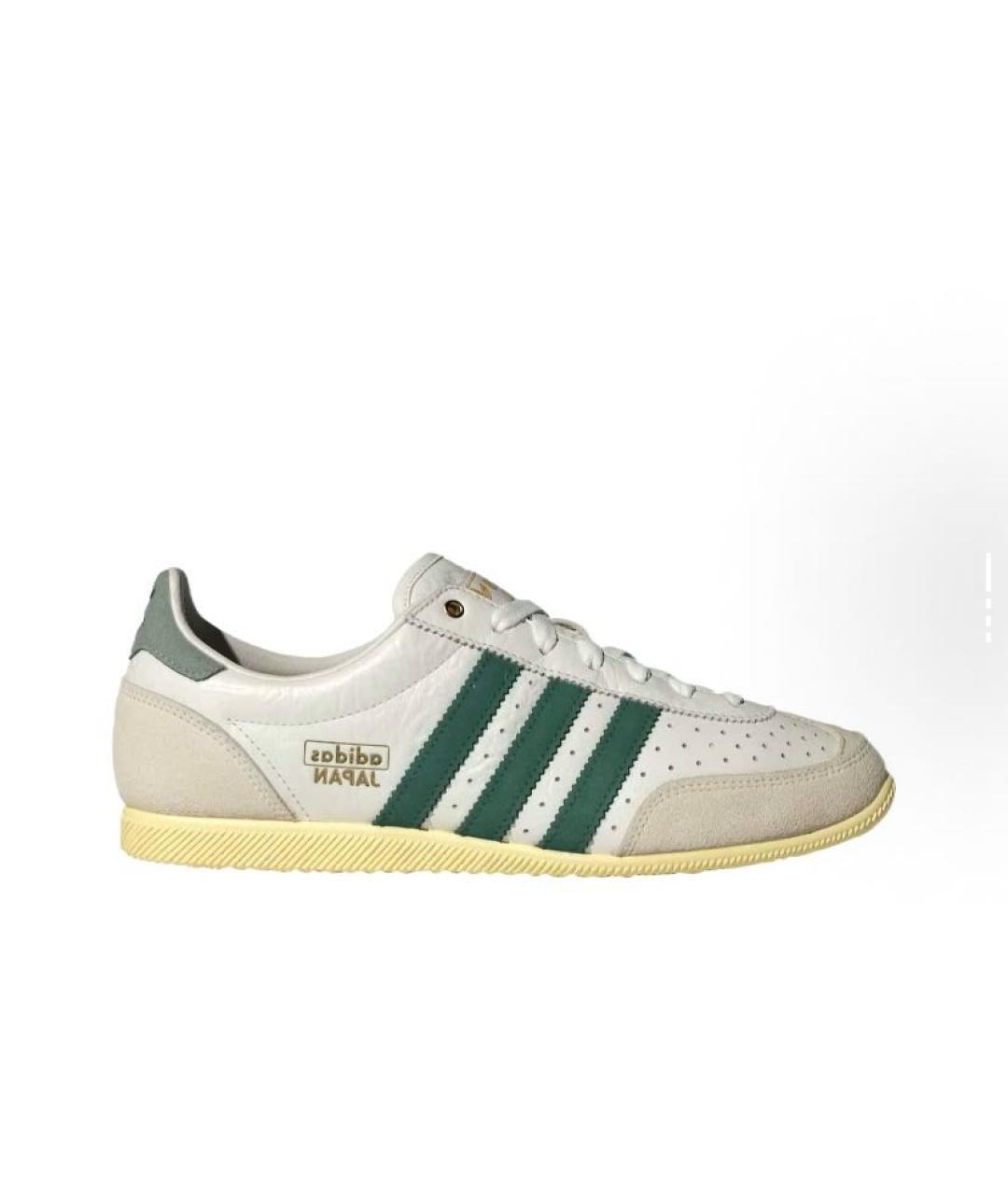 ADIDAS Бежевые кожаные низкие кроссовки / кеды, фото 3
