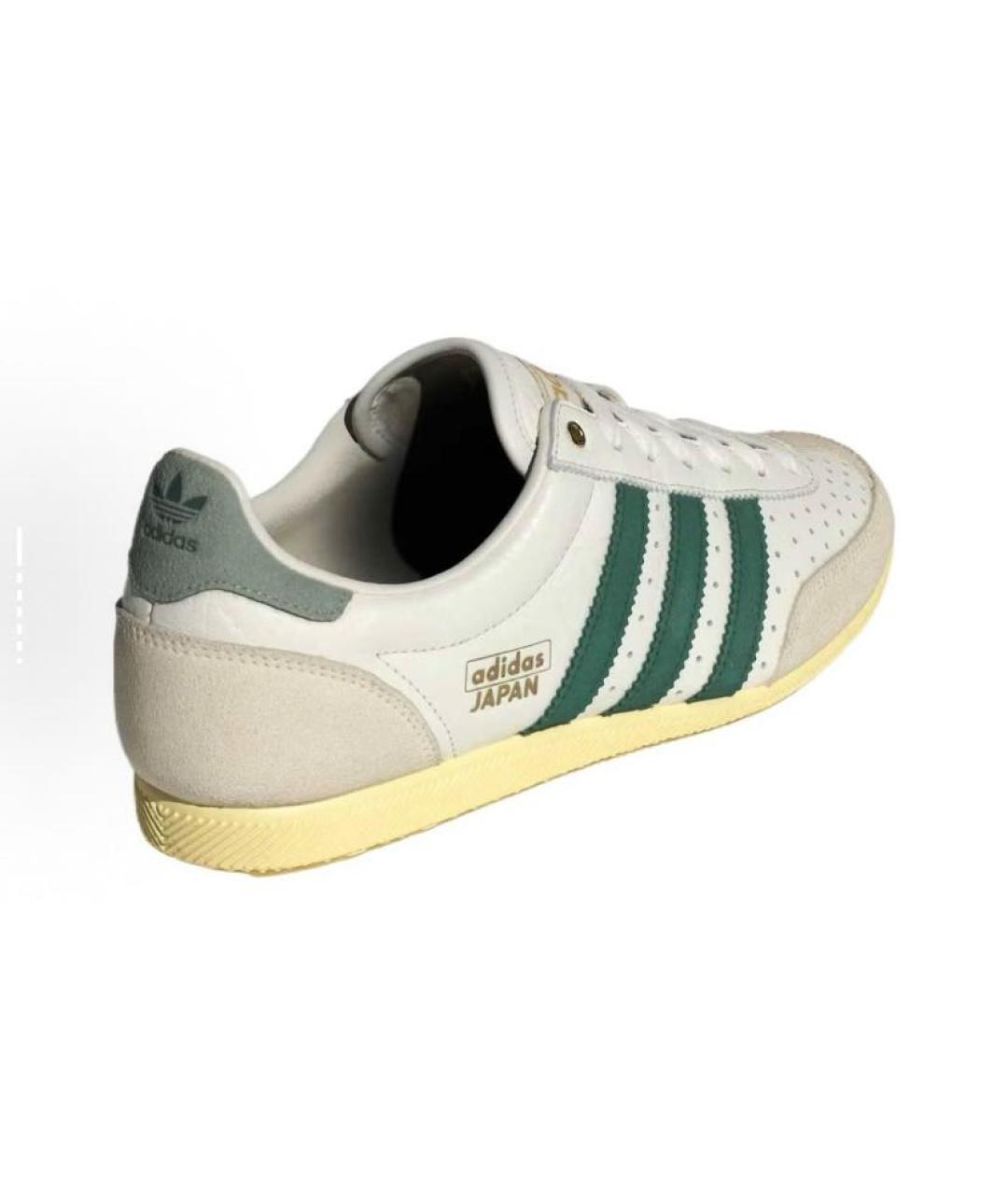 ADIDAS Бежевые кожаные низкие кроссовки / кеды, фото 7