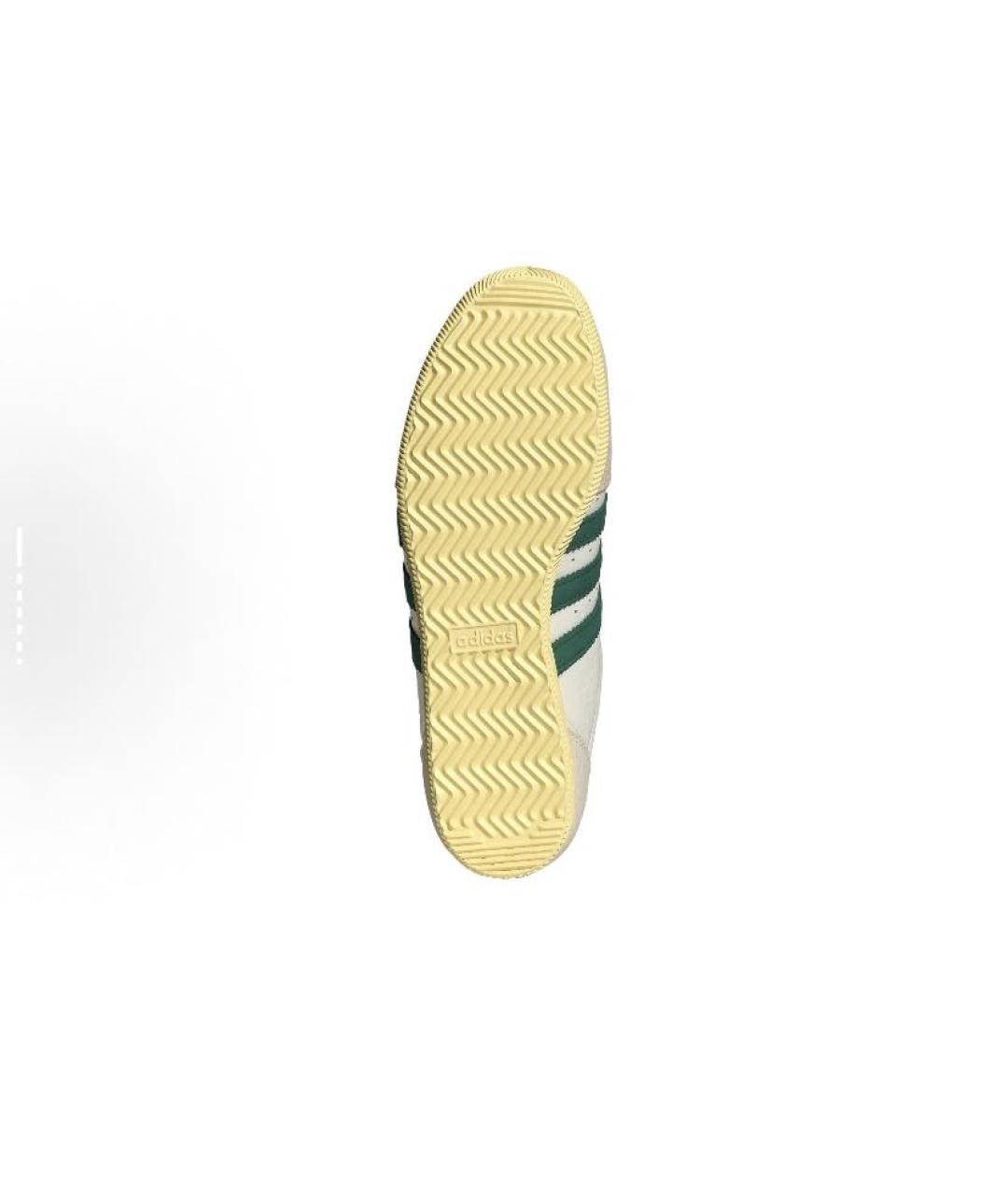 ADIDAS Бежевые кожаные низкие кроссовки / кеды, фото 4