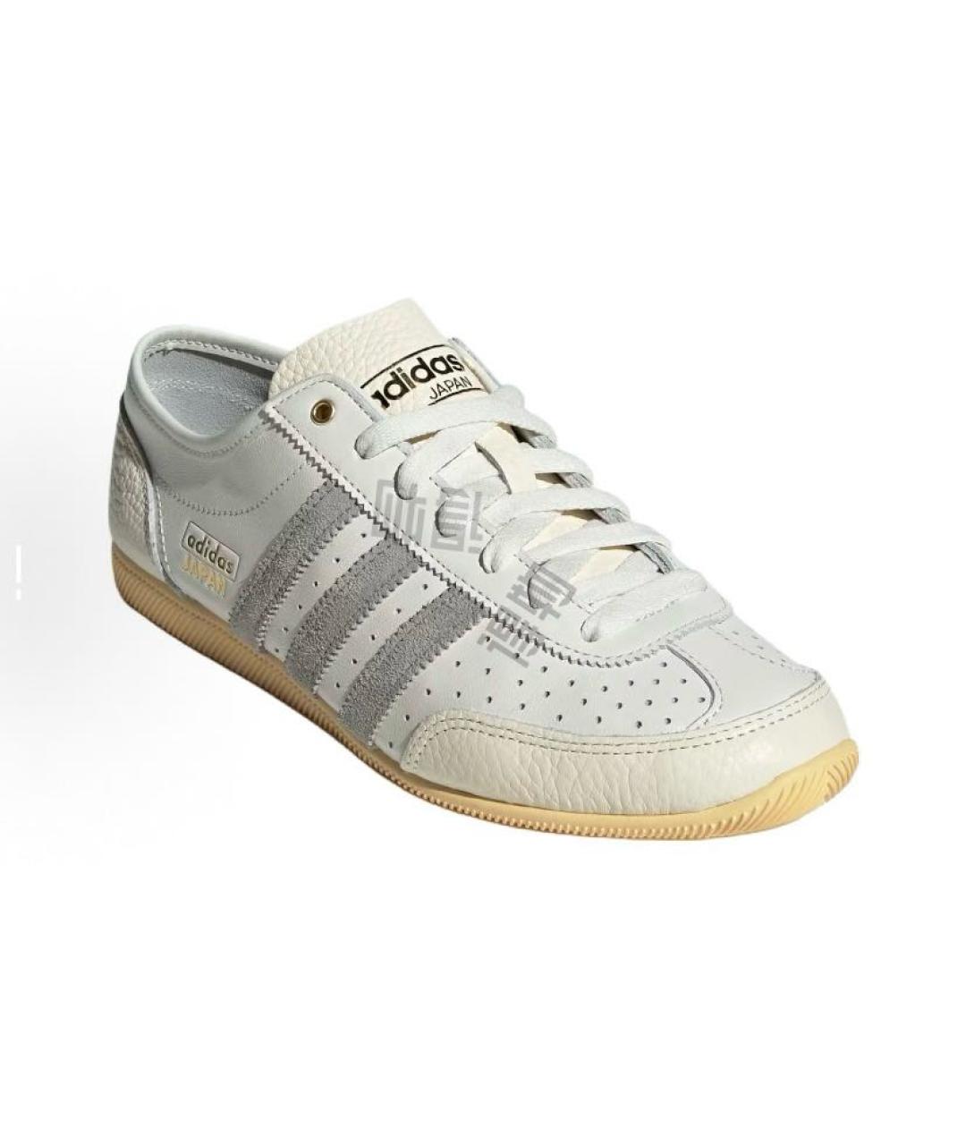 ADIDAS Бежевые кожаные низкие кроссовки / кеды, фото 2