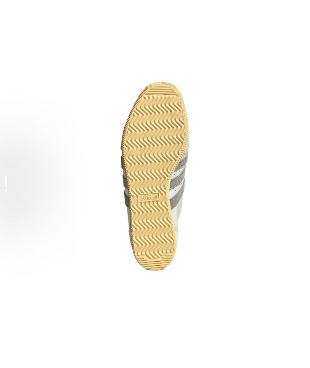 ADIDAS Бежевые кожаные низкие кроссовки / кеды, фото 5
