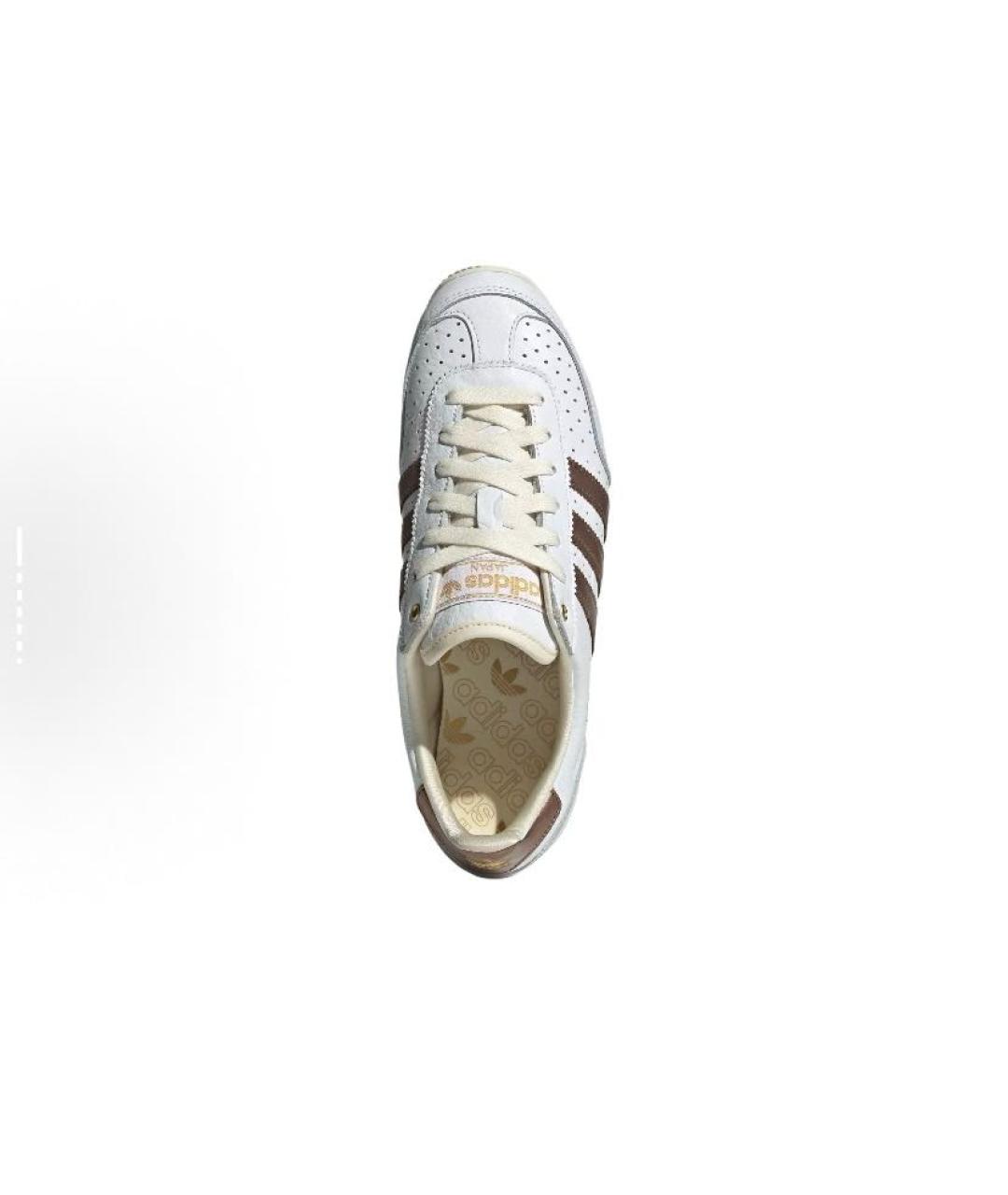 ADIDAS Белые кожаные низкие кроссовки / кеды, фото 6