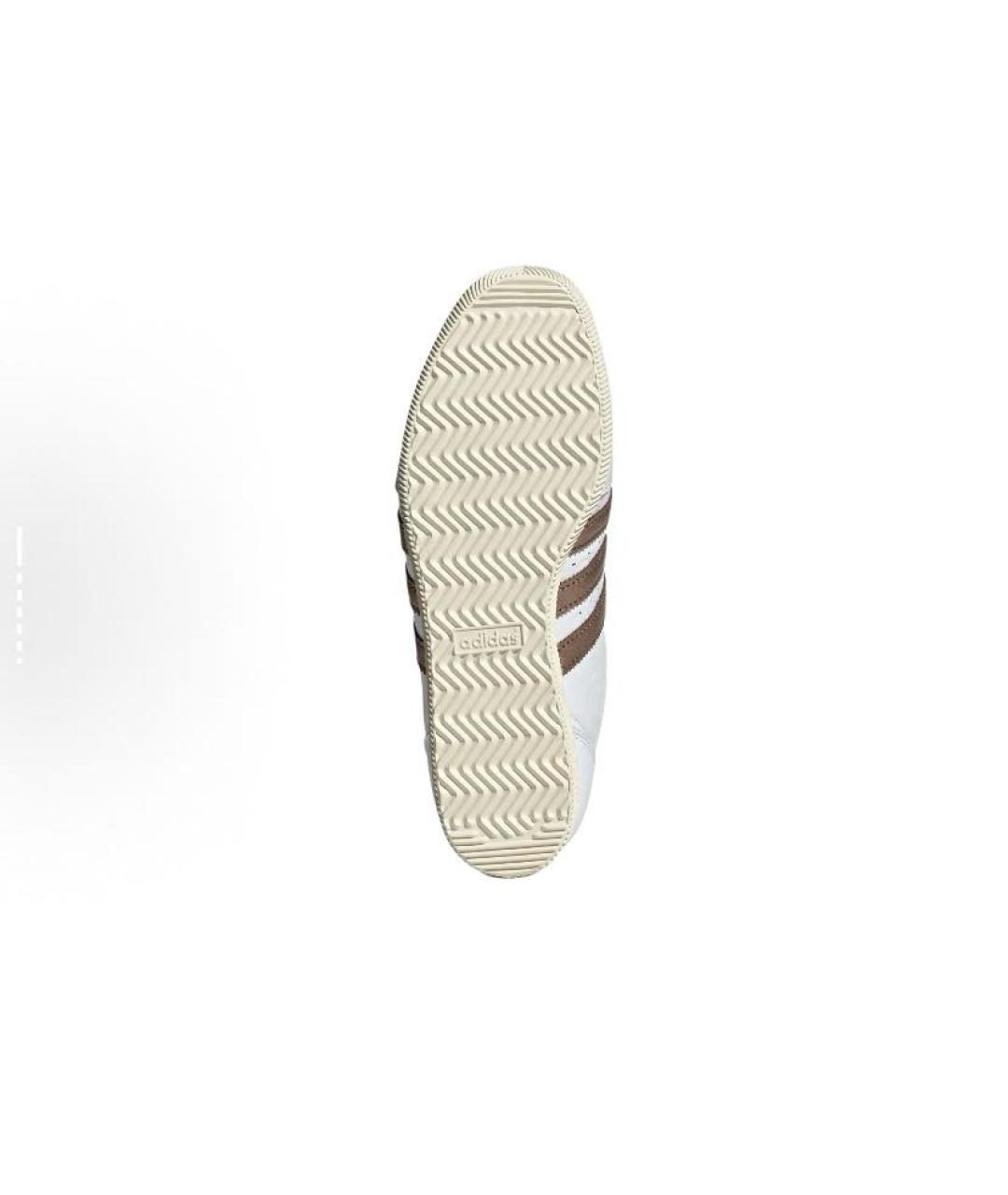 ADIDAS Белые кожаные низкие кроссовки / кеды, фото 4