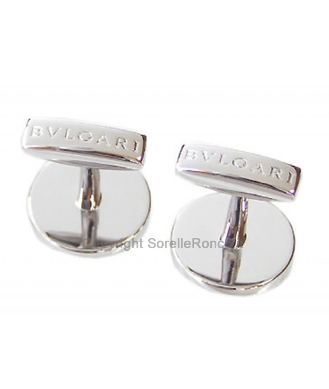 BVLGARI Серебряные серебряные запонки, фото 2