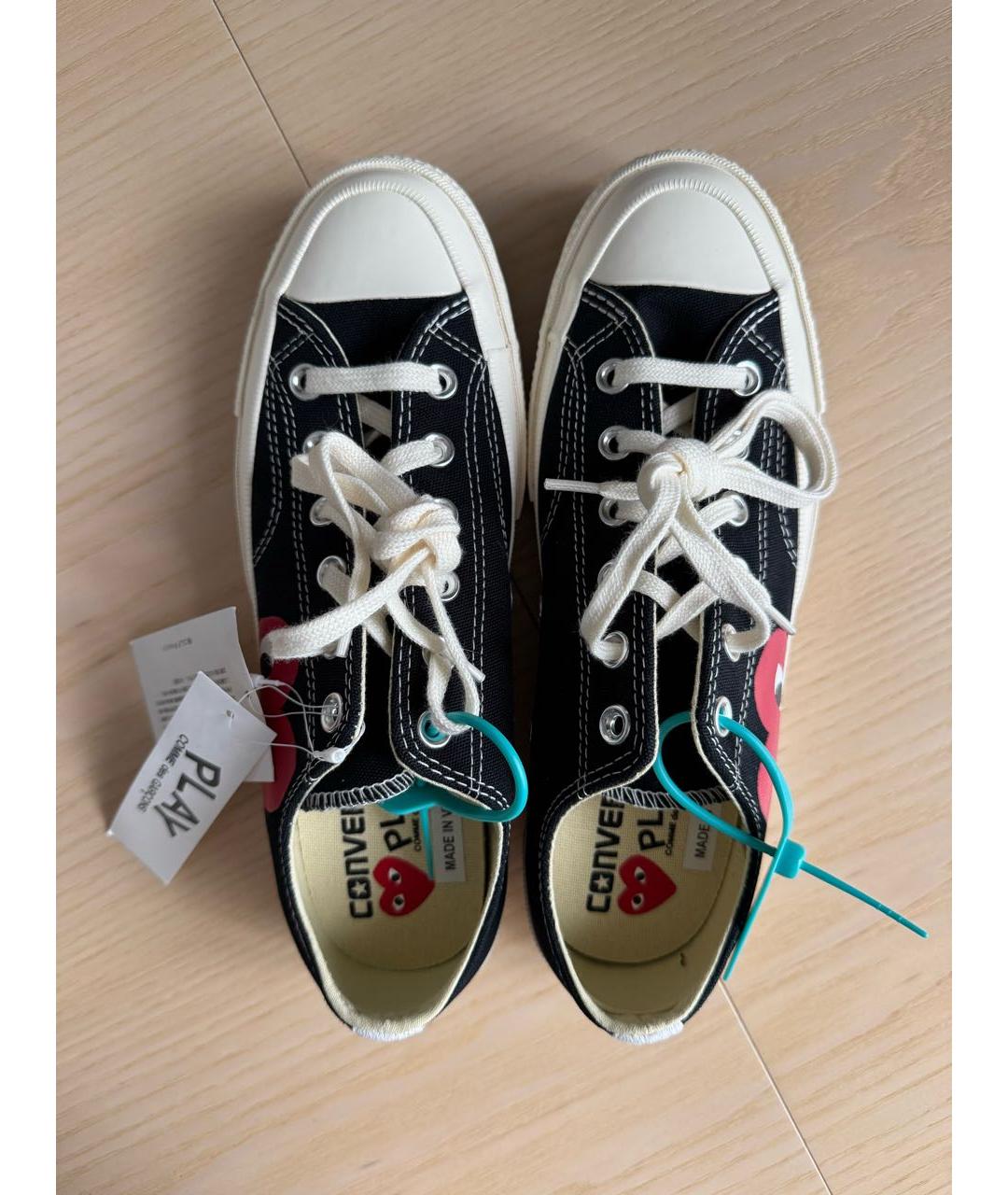 CONVERSE Черные текстильные кеды, фото 3