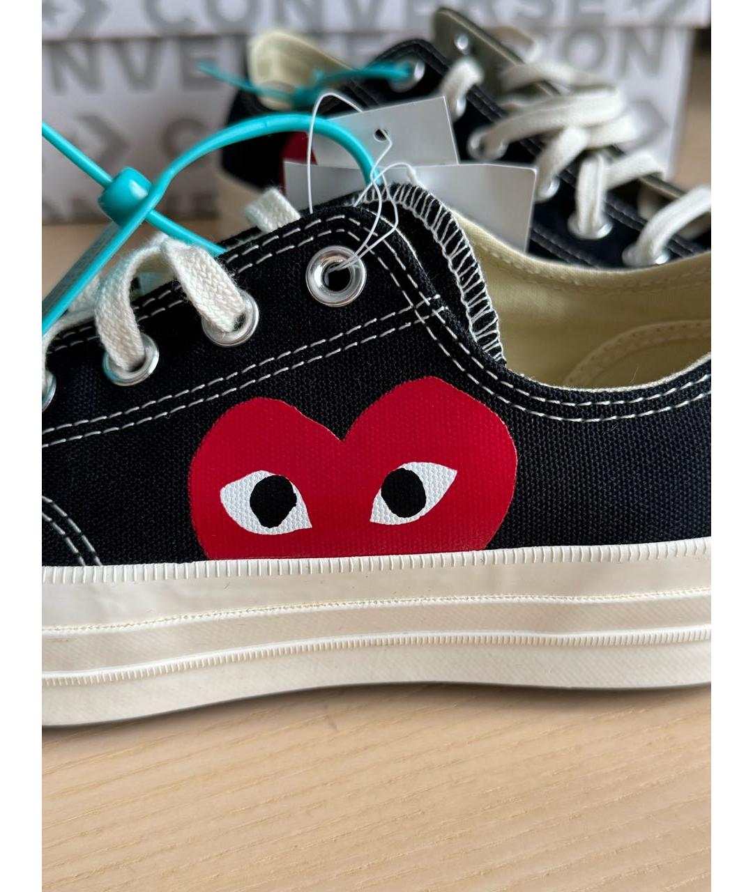 CONVERSE Черные текстильные кеды, фото 7