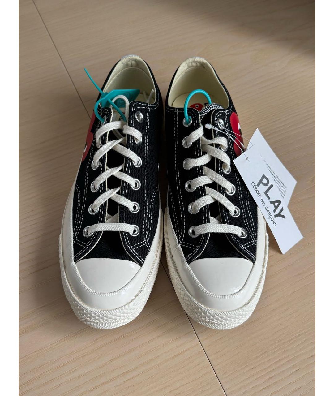 CONVERSE Черные текстильные кеды, фото 2