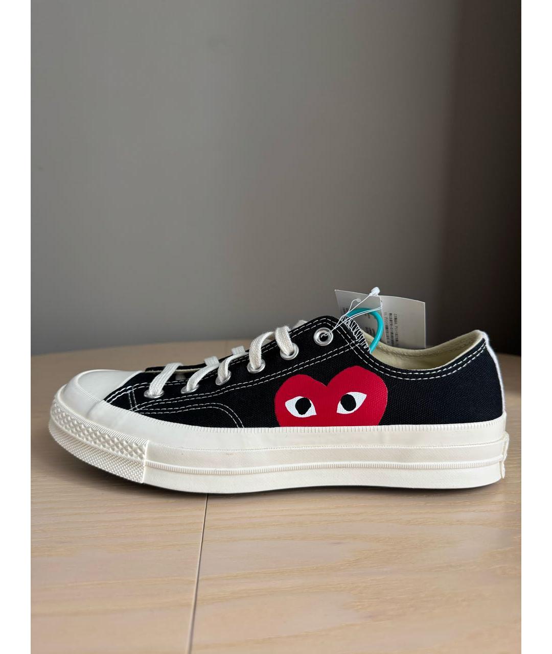 CONVERSE Черные текстильные кеды, фото 8