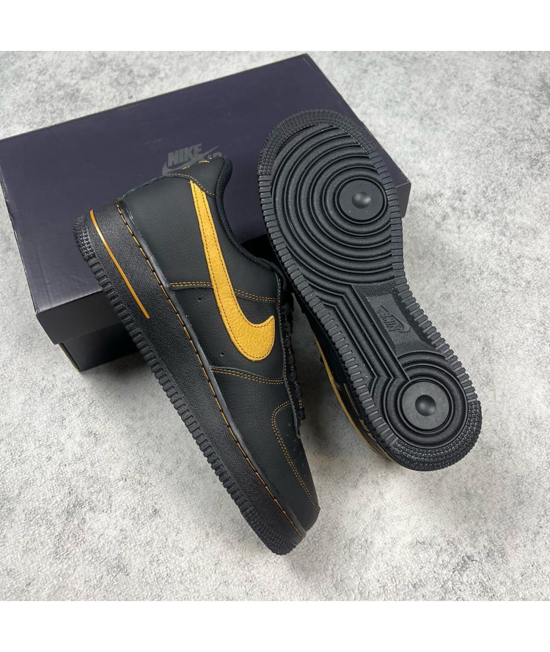 NIKE Черные низкие кроссовки / кеды, фото 3