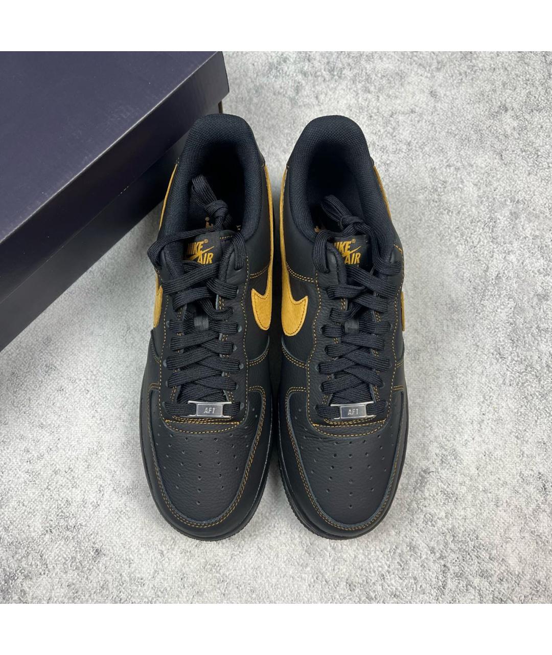 NIKE Черные низкие кроссовки / кеды, фото 4