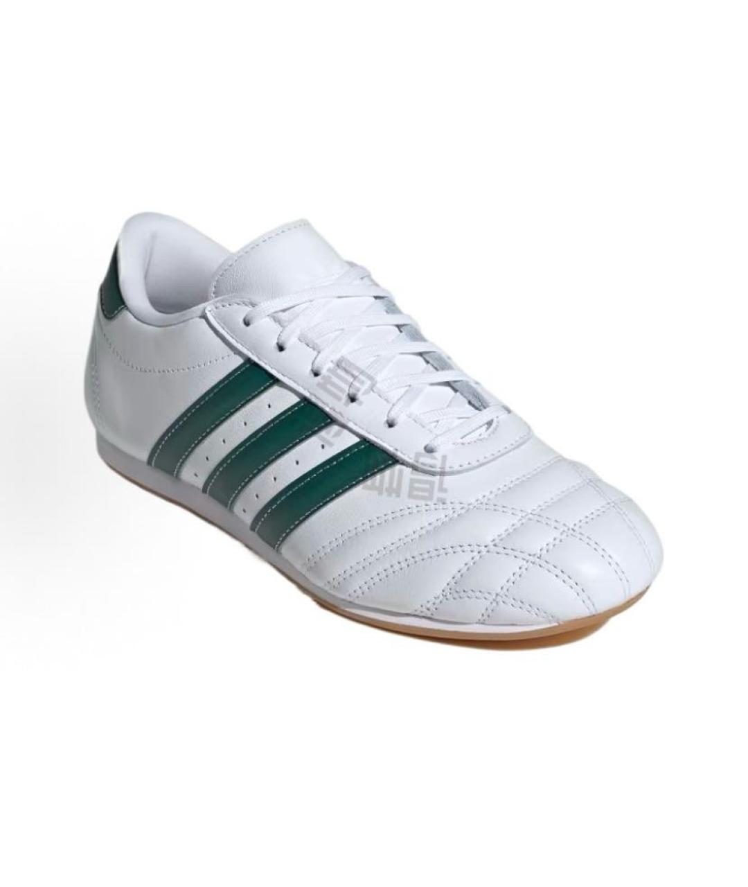 ADIDAS Белые кожаные низкие кроссовки / кеды, фото 3