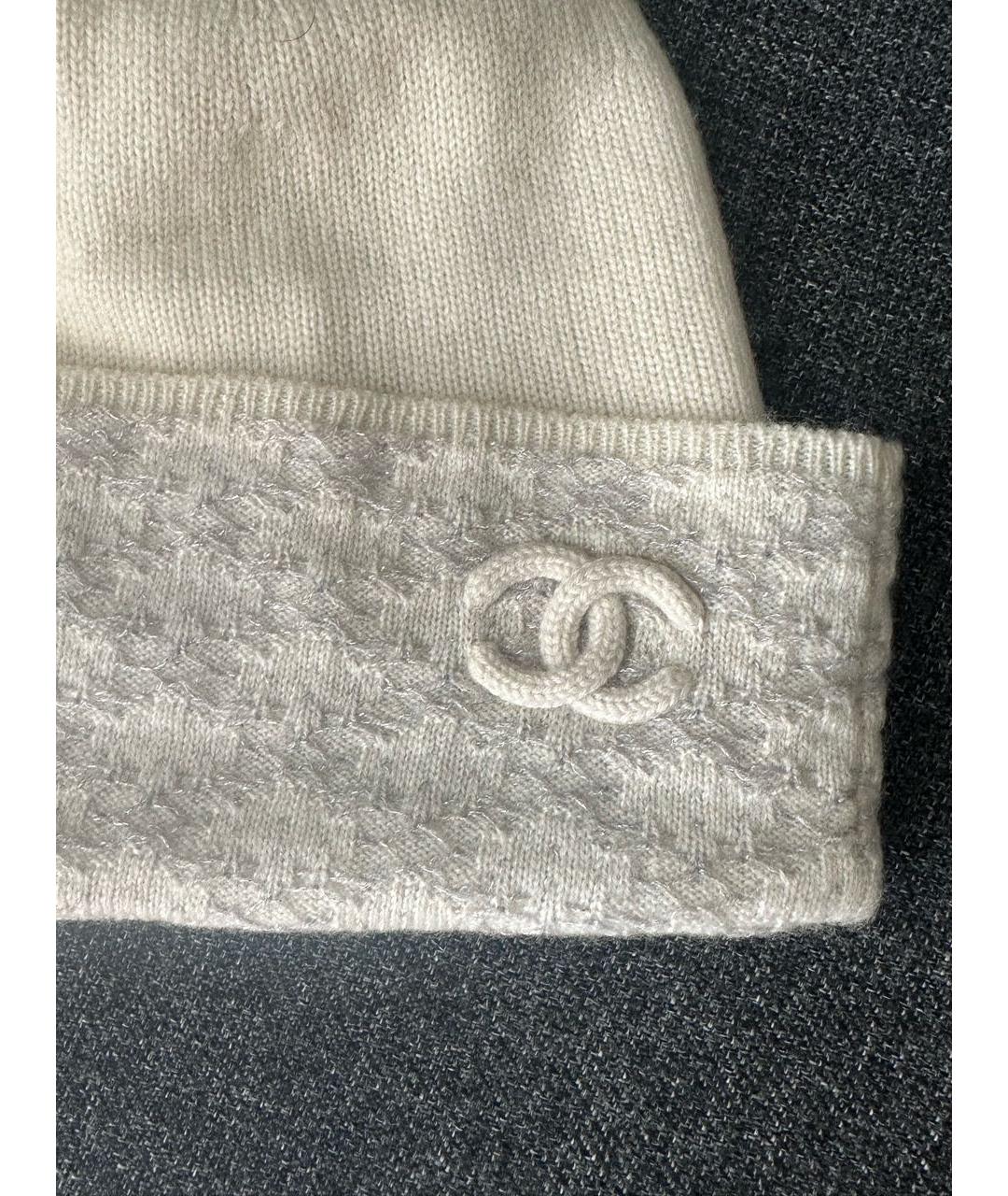 CHANEL Белая шапка, фото 2