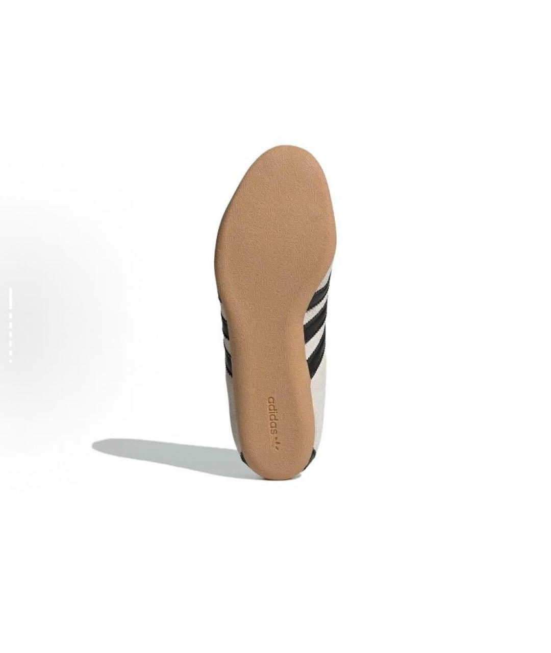 ADIDAS Бежевые замшевые низкие кроссовки / кеды, фото 2