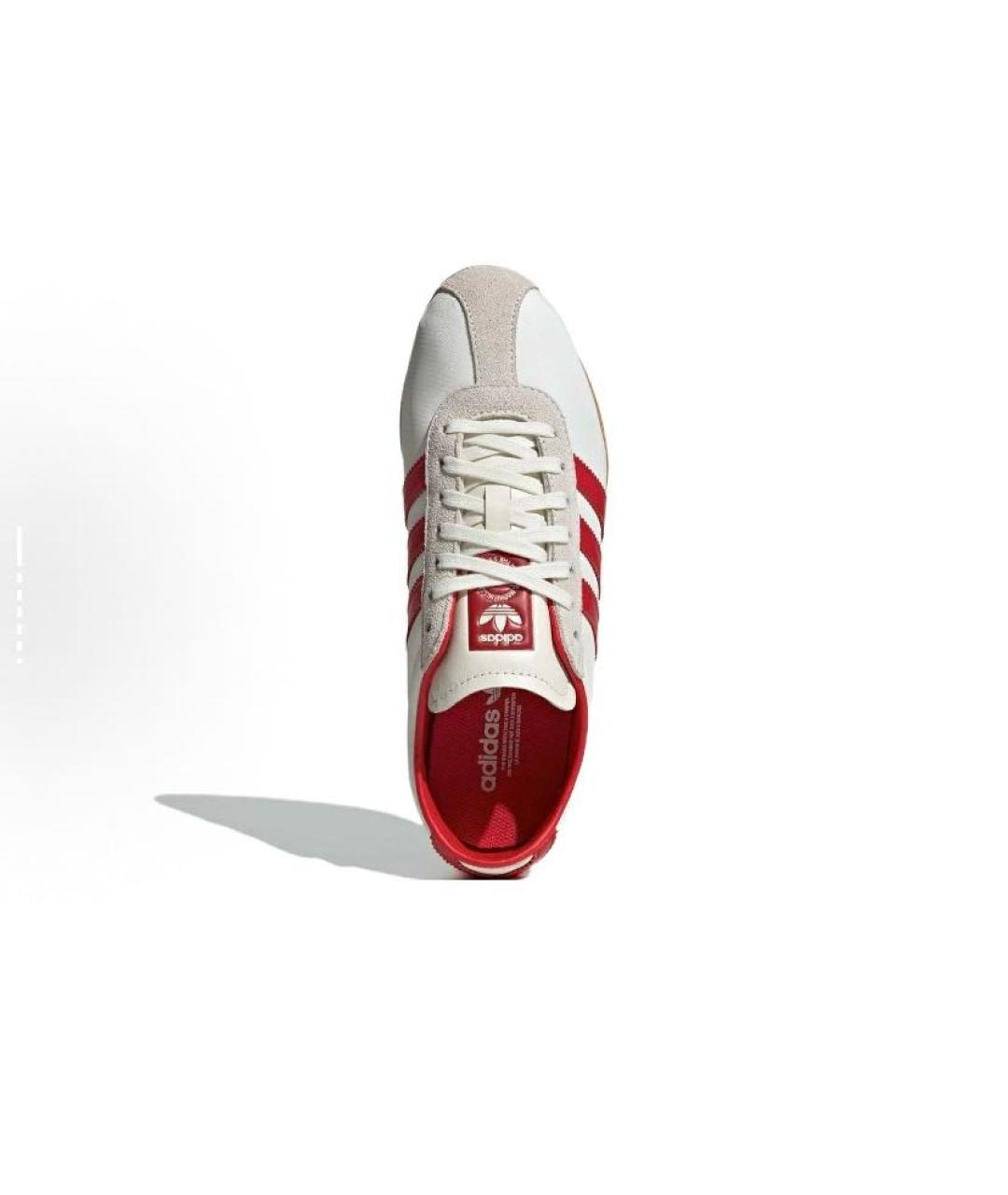 ADIDAS Белые текстильные низкие кроссовки / кеды, фото 2