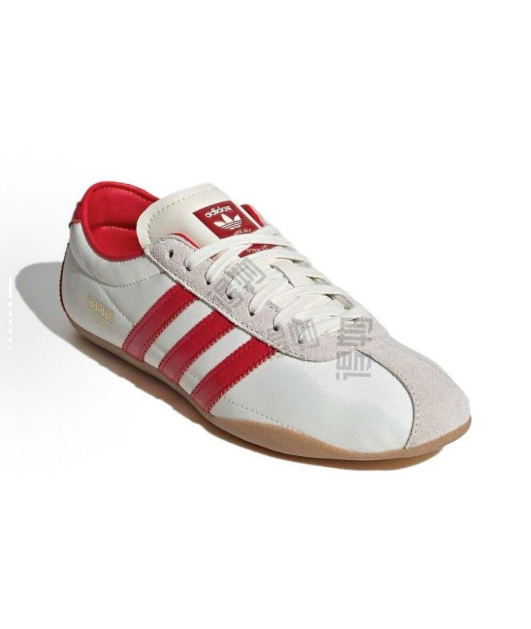 ADIDAS Белые текстильные низкие кроссовки / кеды, фото 3