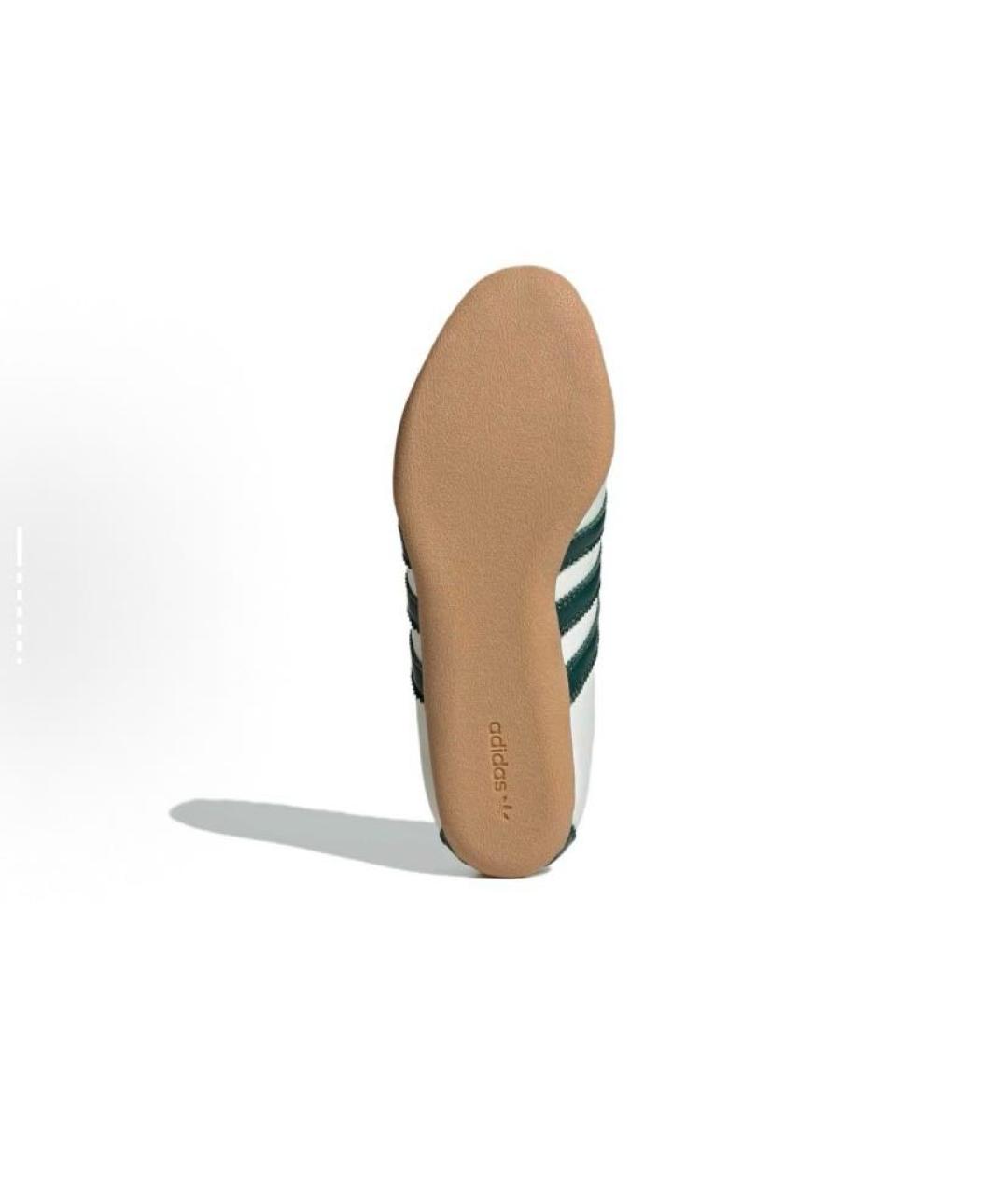 ADIDAS Белые текстильные низкие кроссовки / кеды, фото 2