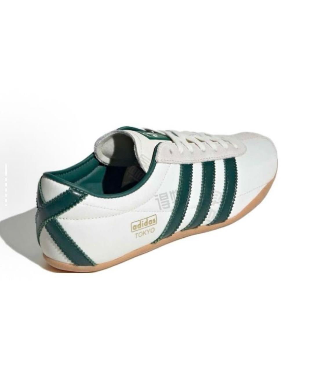 ADIDAS Белые текстильные низкие кроссовки / кеды, фото 3