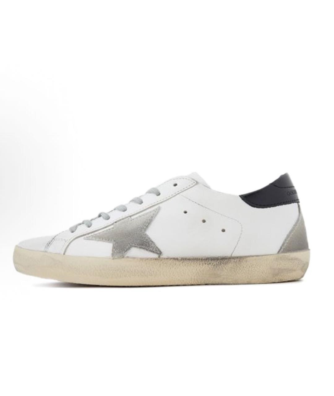GOLDEN GOOSE DELUXE BRAND Белые кожаные кеды, фото 3