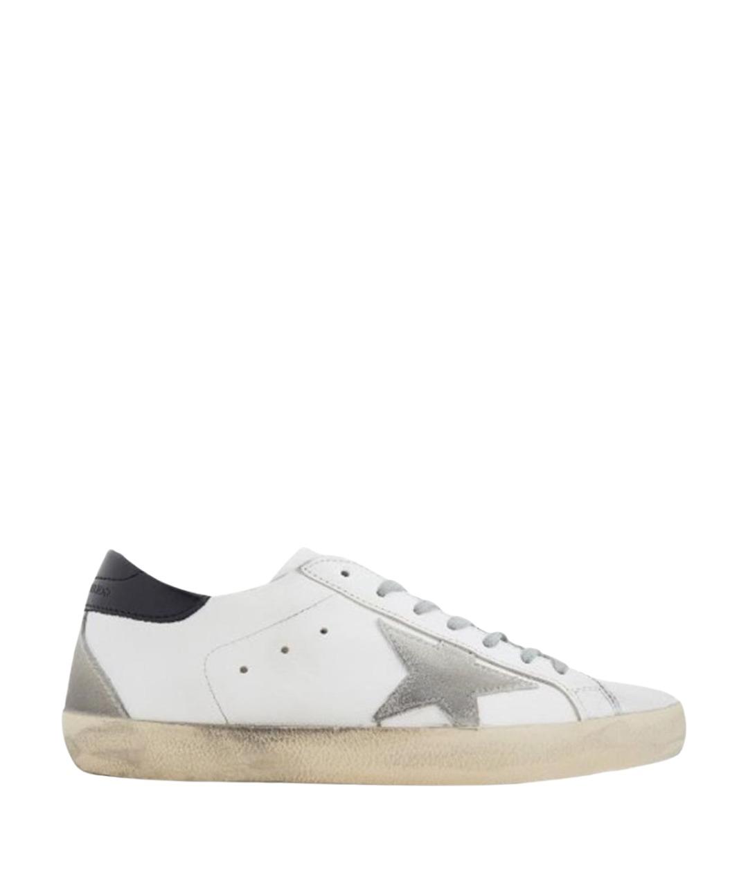 GOLDEN GOOSE DELUXE BRAND Белые кожаные кеды, фото 1