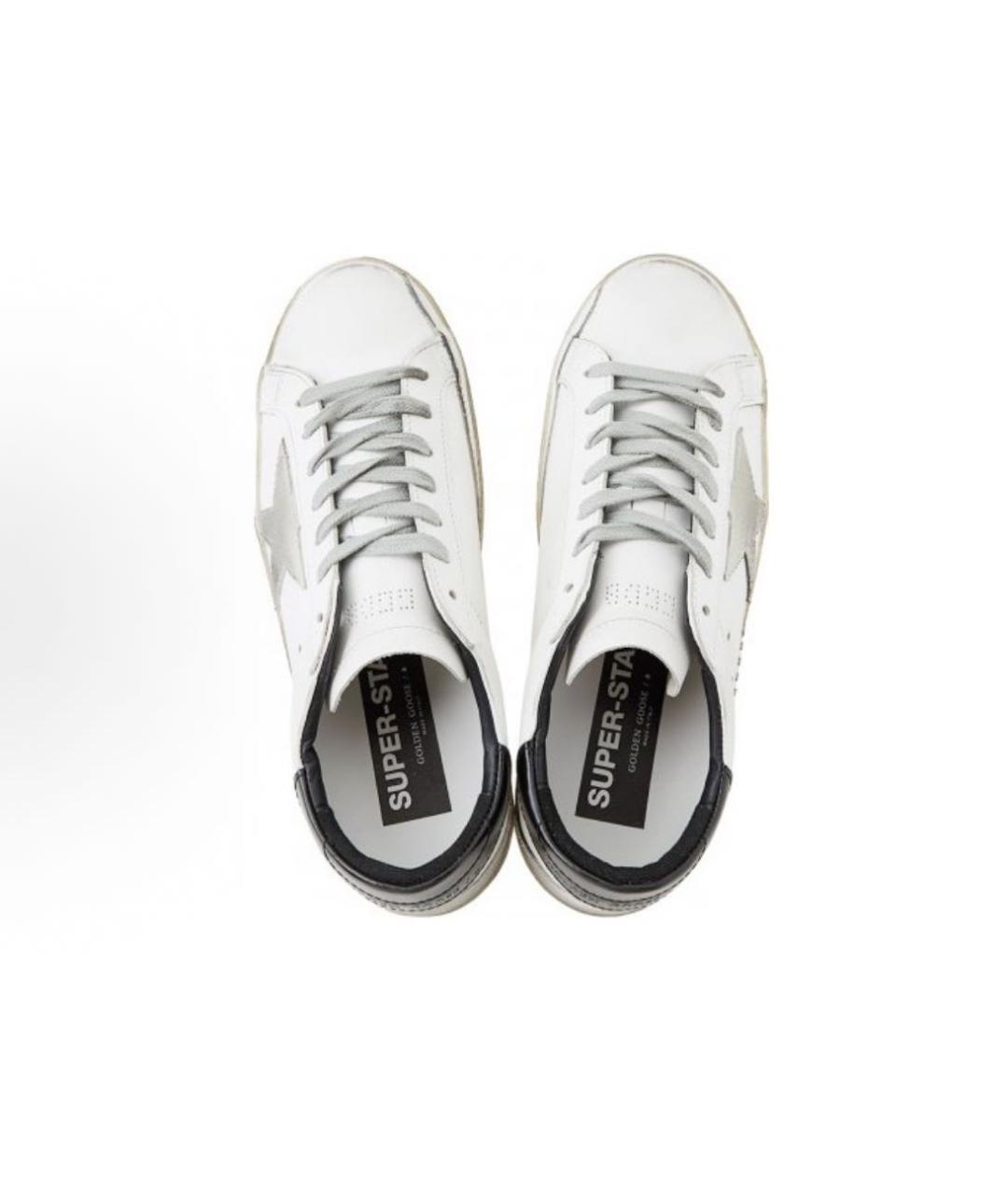 GOLDEN GOOSE DELUXE BRAND Белые кожаные кеды, фото 6