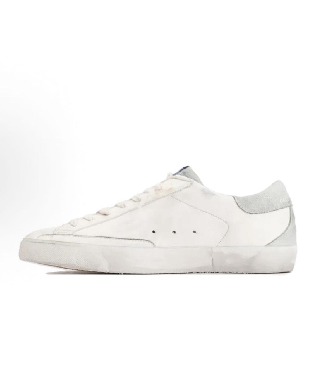 GOLDEN GOOSE DELUXE BRAND Белые кожаные кеды, фото 2