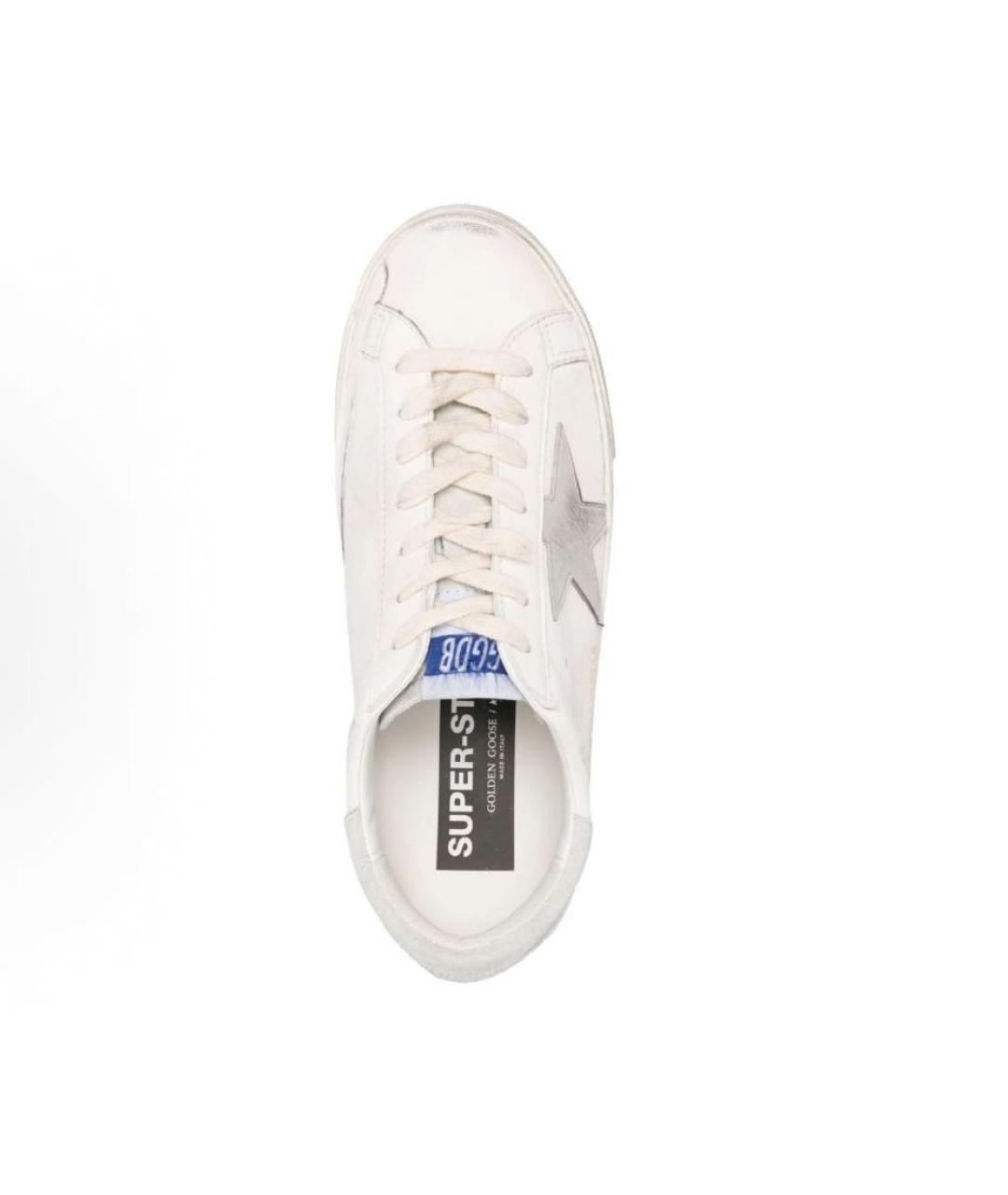 GOLDEN GOOSE DELUXE BRAND Белые кожаные кеды, фото 3