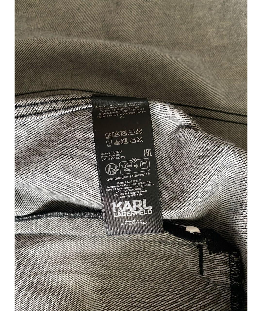 KARL LAGERFELD Деним куртка, фото 4