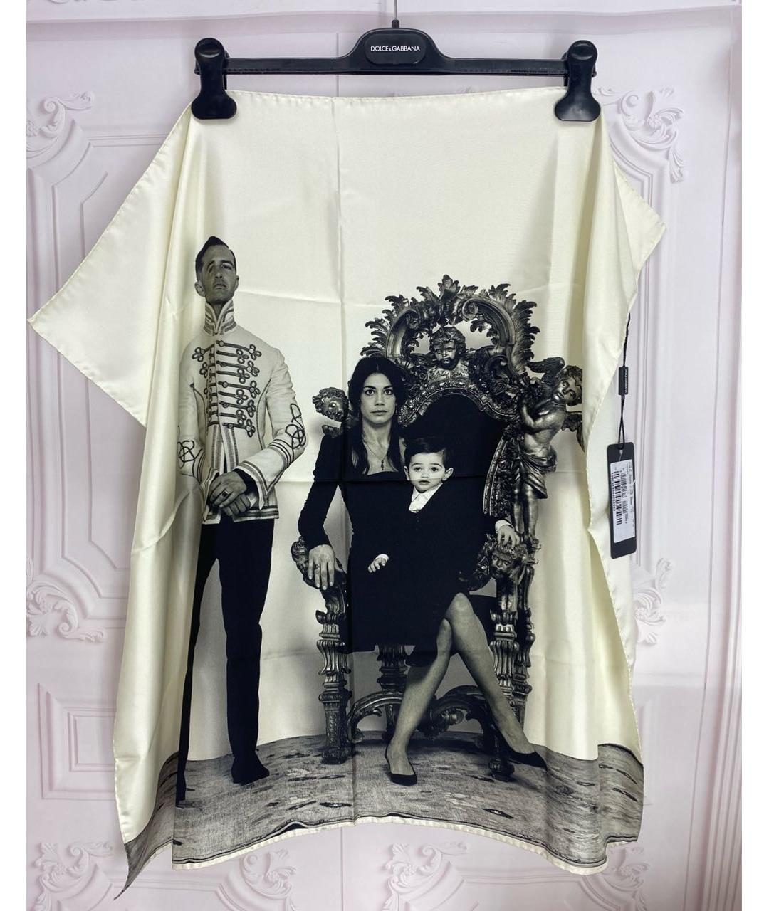 DOLCE&GABBANA Мульти шелковый платок, фото 5